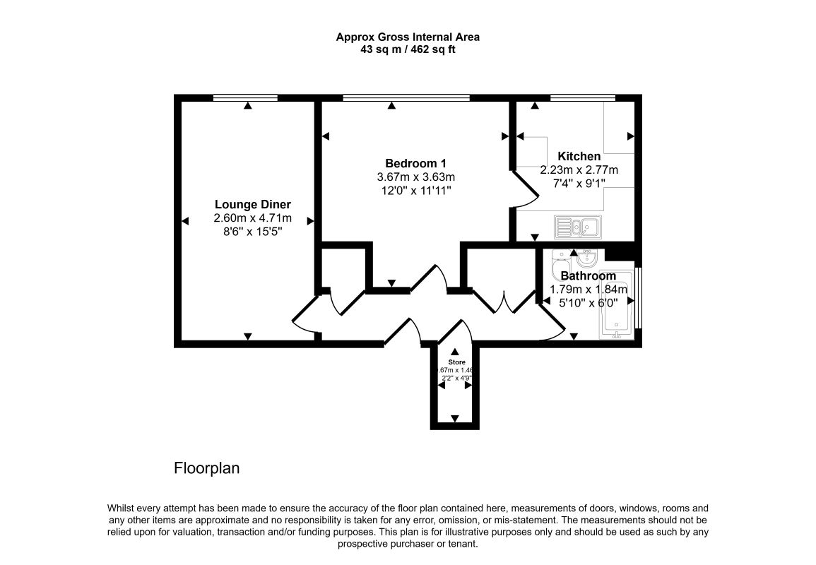 Flat D 56 Firthcliffe Road, Liversedge, West Yorkshire, WF15 6HF