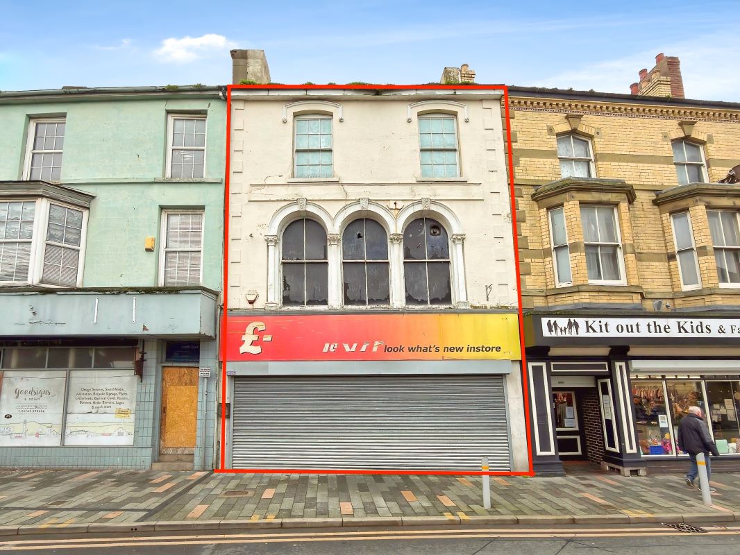 Property for Auction in Wales - 113 High Street, Rhyl, Clwyd, LL18 1TR