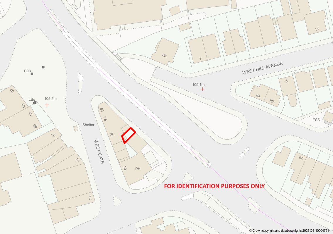Property for Auction in Lincolnshire - Land to the rear of 74 West Gate, Mansfield, Nottinghamshire, NG18 1RR