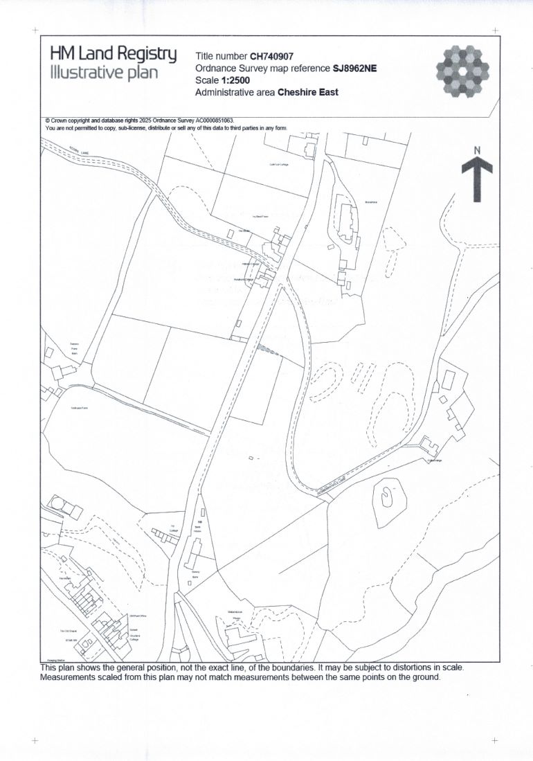 Property for Auction in South Yorkshire - Plot 1, Woodland East of Tunstall Road, Congleton, Cheshire, CW12 3QA