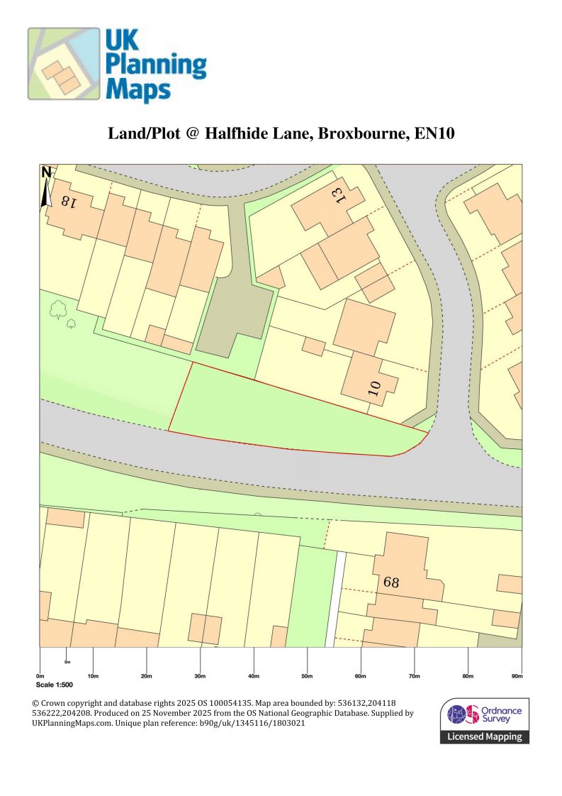 Land @ Hollyfields, Broxbourne, Hertfordshire, EN10 6LS