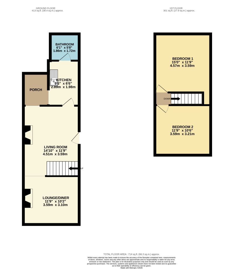 7 West Street Stonebroom, Alfreton, Derbyshire, DE55 6LB