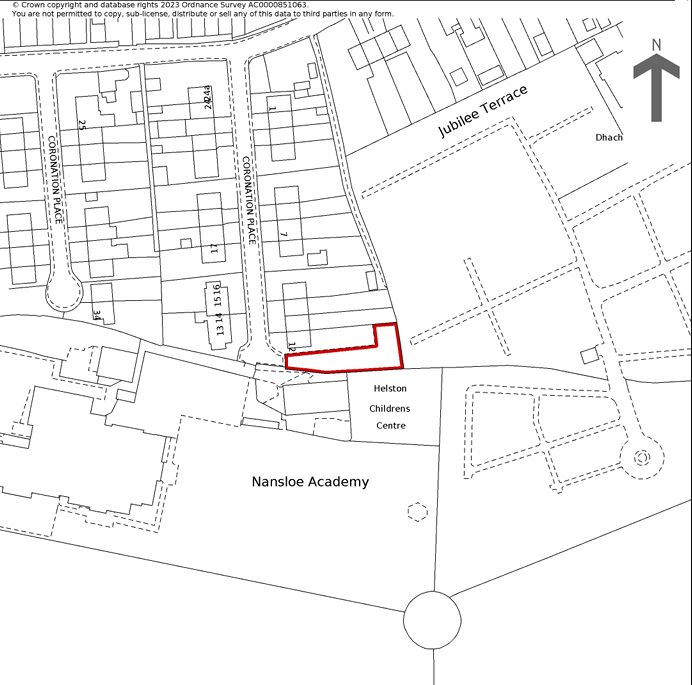 Land Adjoining 12 Coronation Place, Helston, Cornwall, TR13 8JD
