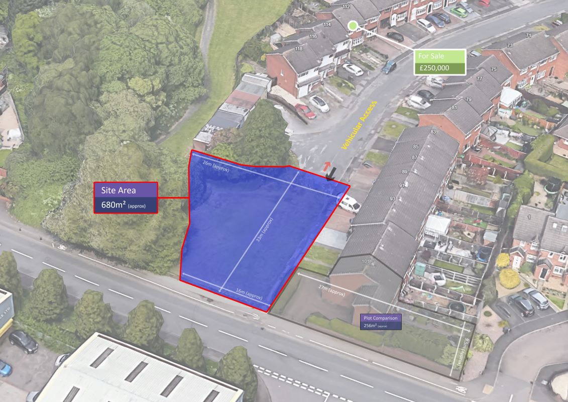 Land @ Northfield Road, Dudley, West Midlands, DY2 9JN