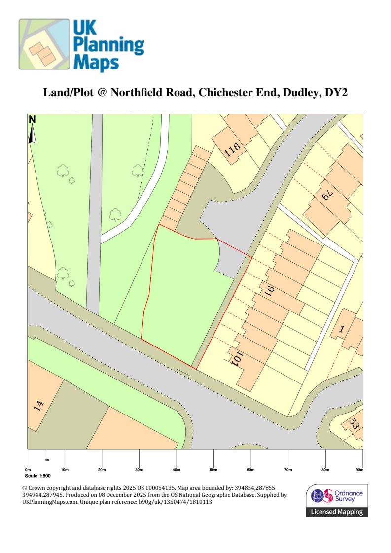 Land @ Northfield Road, Dudley, West Midlands, DY2 9JN