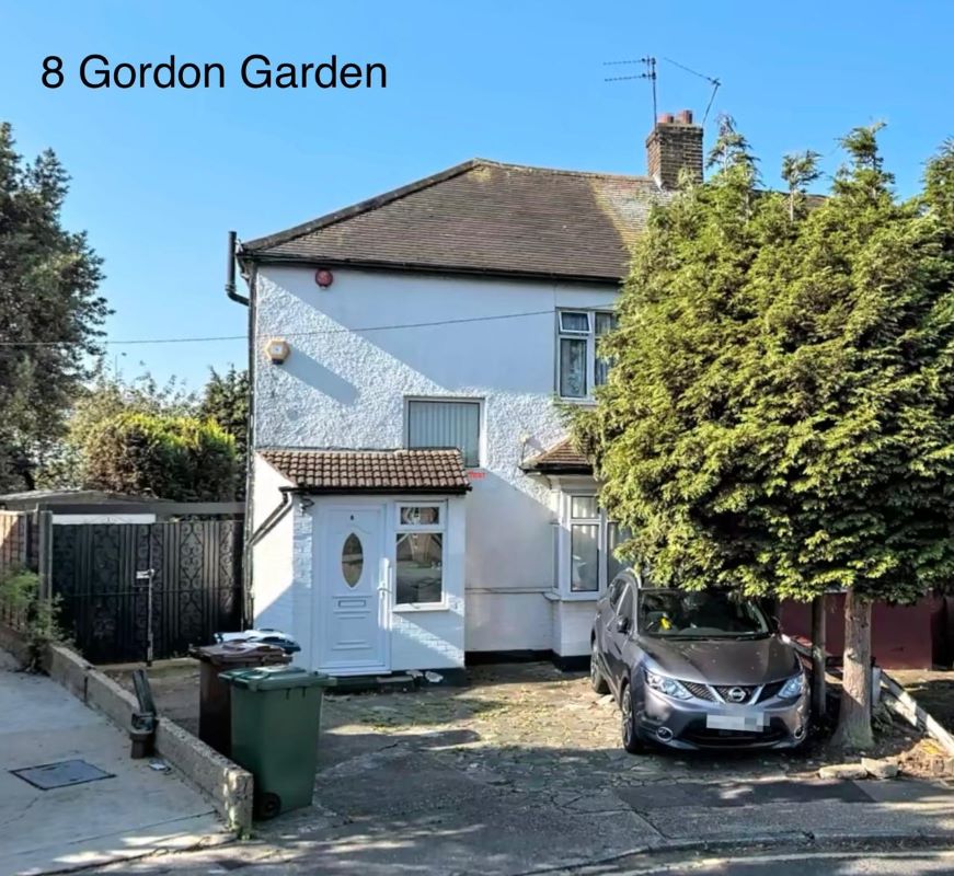 Property for Auction in North West - 8 Gordon Gardens, Edgware, Middlesex, HA8 5HG