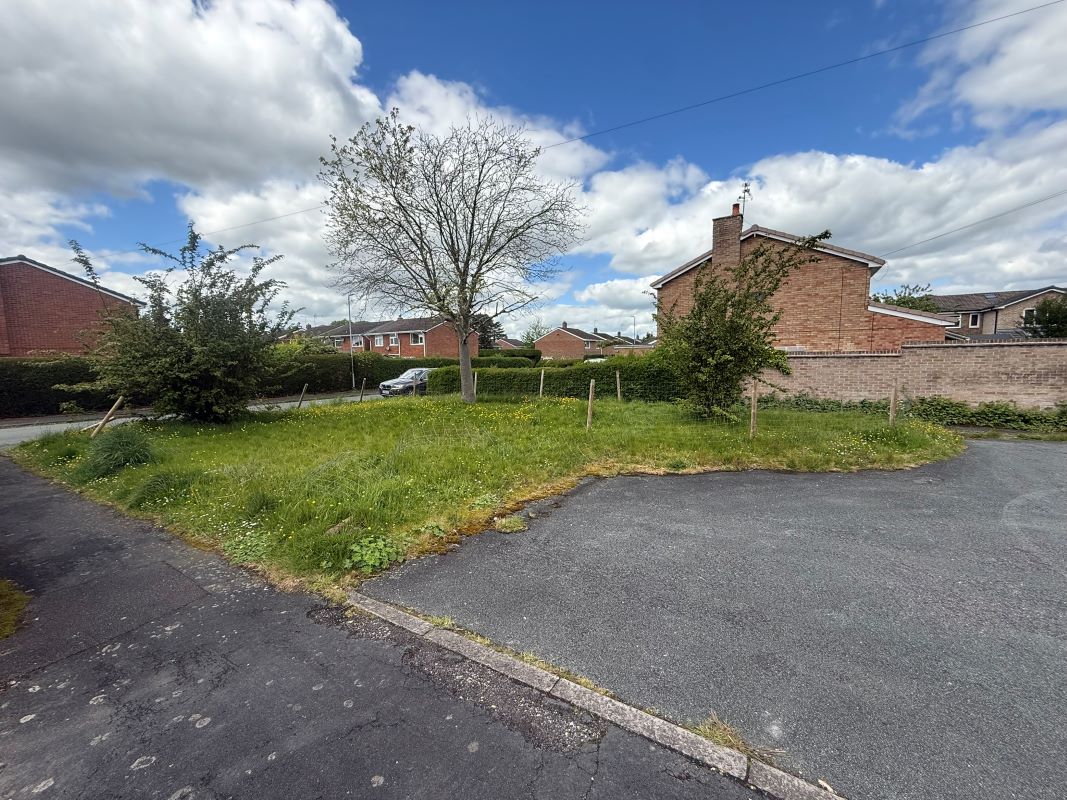 Property for Auction in Cheshire, Staffordshire & Shropshire - Land on the north-west side of 6 Penrith Court, Congleton, Cheshire, CW12 4JF
