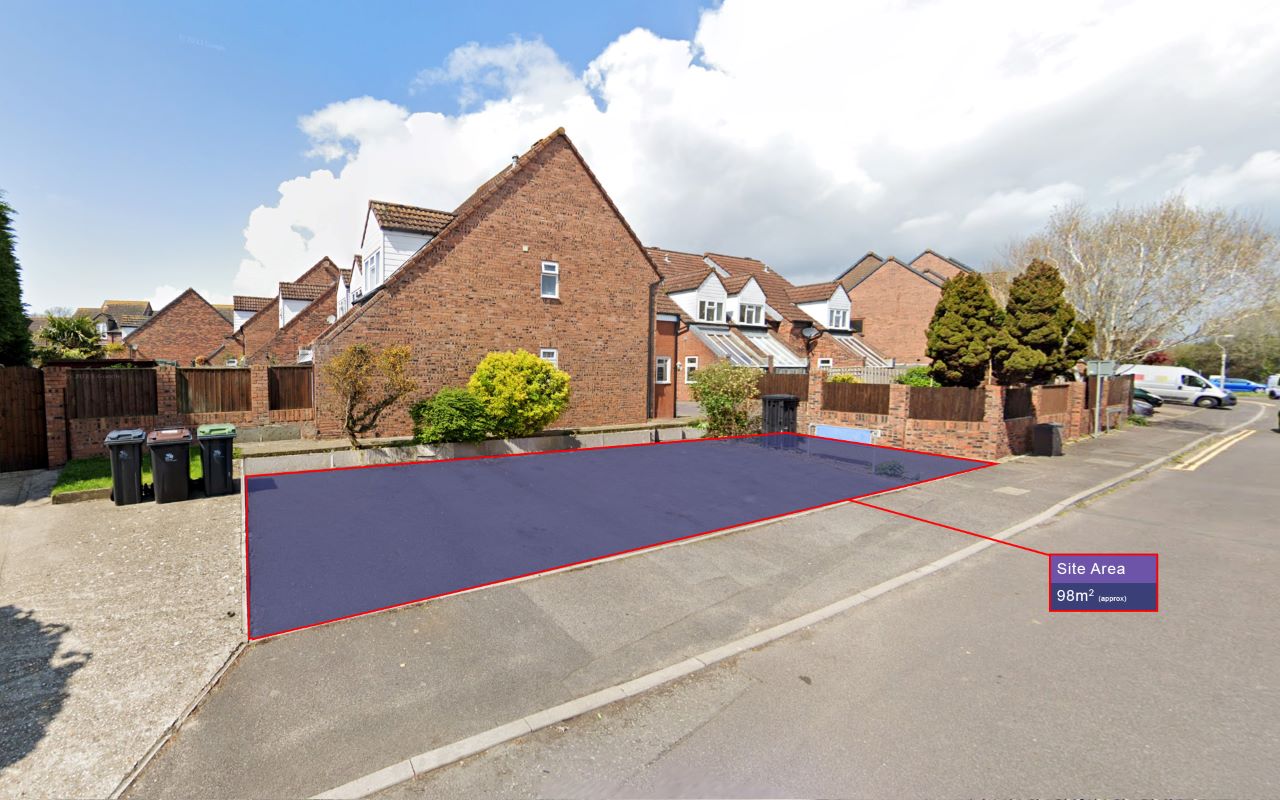 Property for Auction in Cheshire, Staffordshire & Shropshire - Land Plot @ Utrecht Court, Christchurch, Dorset, BH23 1HP