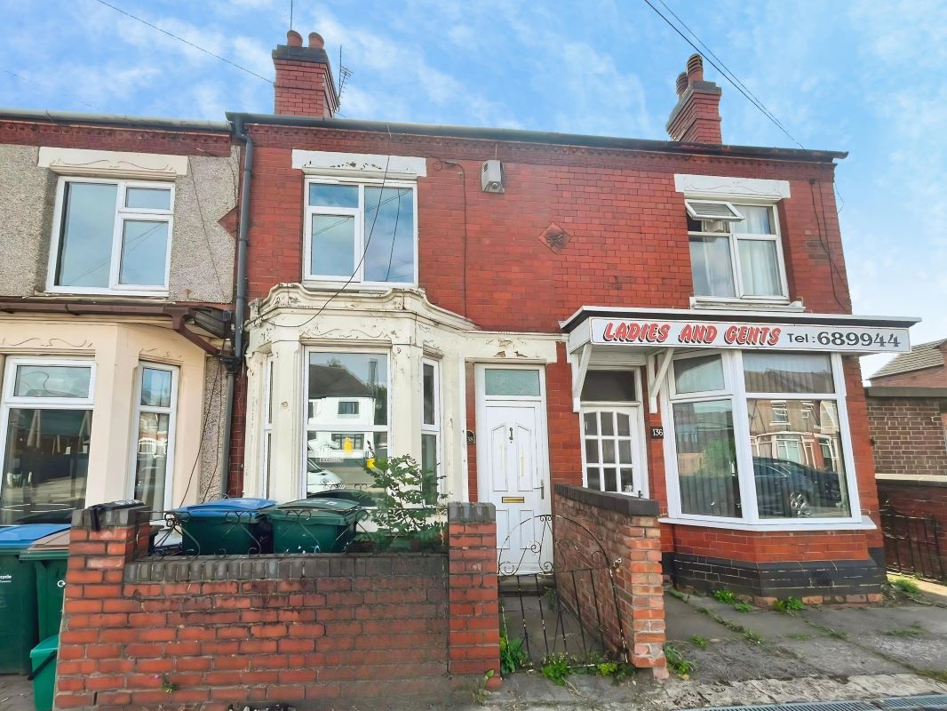 Property for Auction in Coventry & Warwickshire - 138 Bell Green Road Longford, Coventry, West Midlands, CV6 7GX