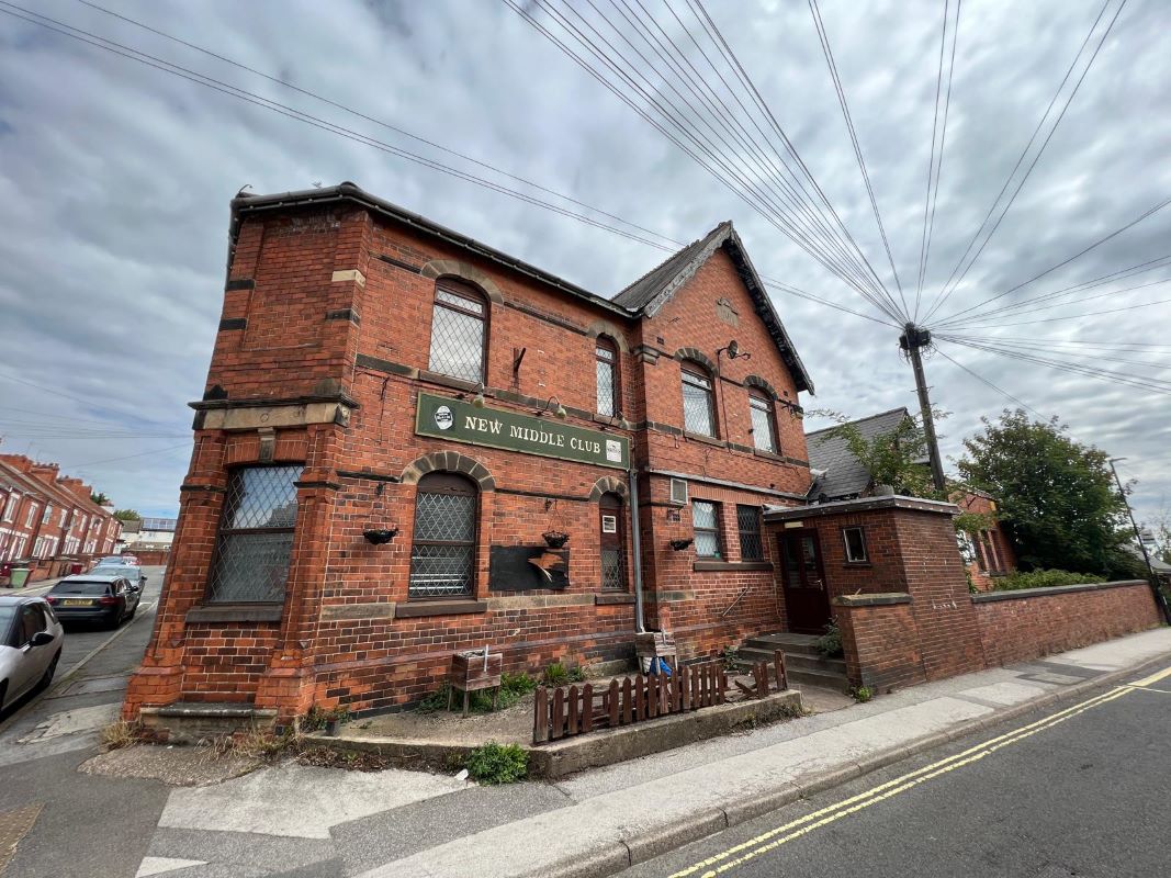 Property for Auction in Nottinghamshire & Derby - New Middle Club Welbeck Street, Worksop, Nottinghamshire, S80 4TQ
