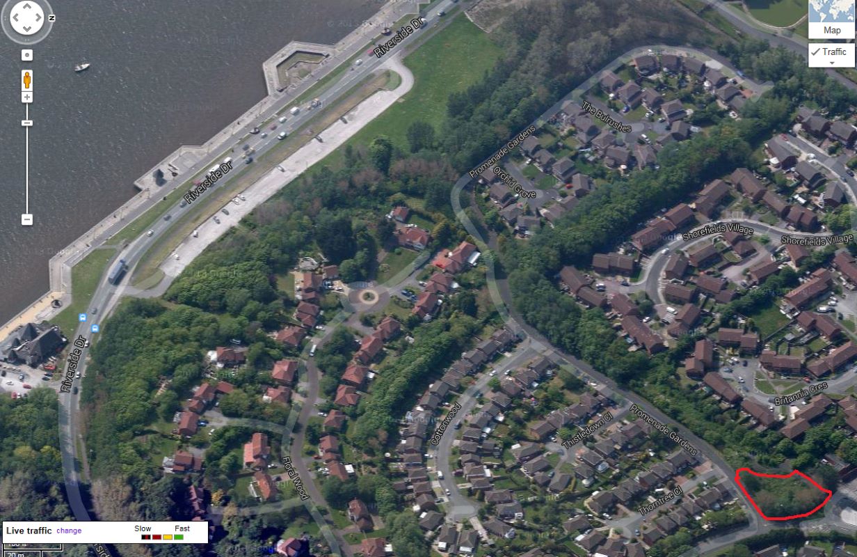 Property for Auction in Cheshire, Staffordshire & Shropshire - Land off Promenade Gardens Promenade Gardens, Aigburth, Liverpool, L17 2EP