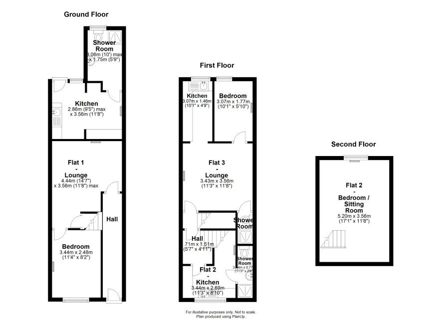 Property for Auction in Birmingham - Flats 1,2 and 3, 24 Hart Road, Wolverhampton, West Midlands, WV11 3QJ