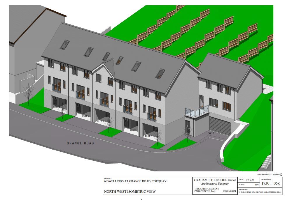 Property for Auction in South West - Building Plot, adjacent to 94 Grange Road, Torquay, Devon, TQ1 1LF