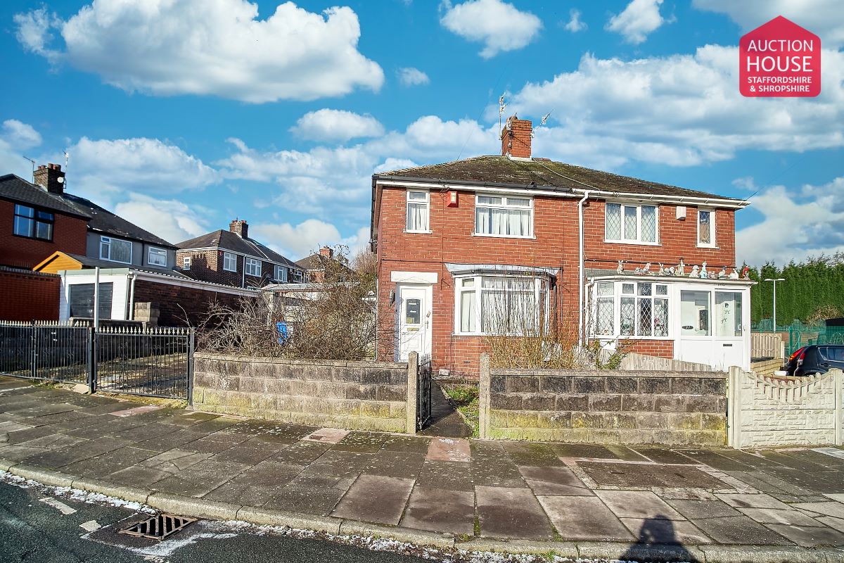 Property for Auction in Cheshire, Staffordshire & Shropshire - 25 Huntilee Road Tunstall, Stoke-On-Trent, Staffordshire, ST6 6EP