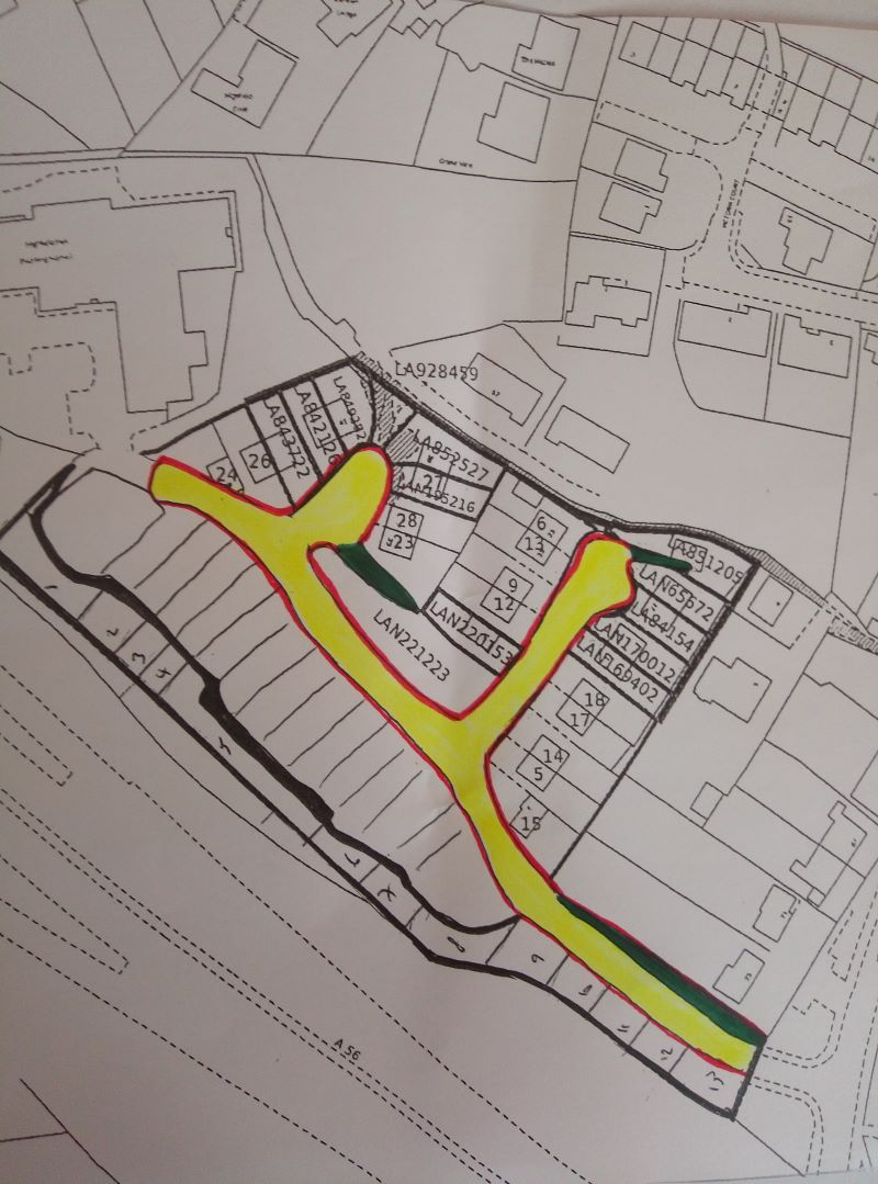 Freehold Roadway and Three Sections of Land South East of Grane Road, Rossendale, Lancashire