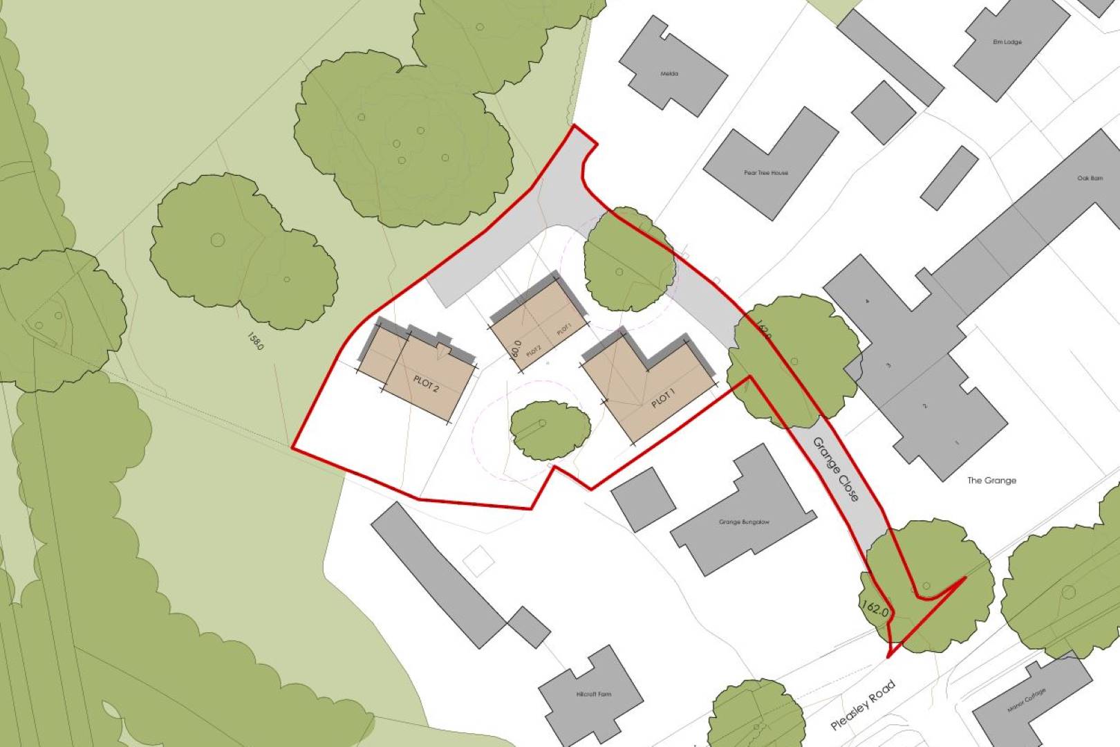 Land at Grange Close, Teversal Village, Sutton-in-Ashfield, NG17 3JN