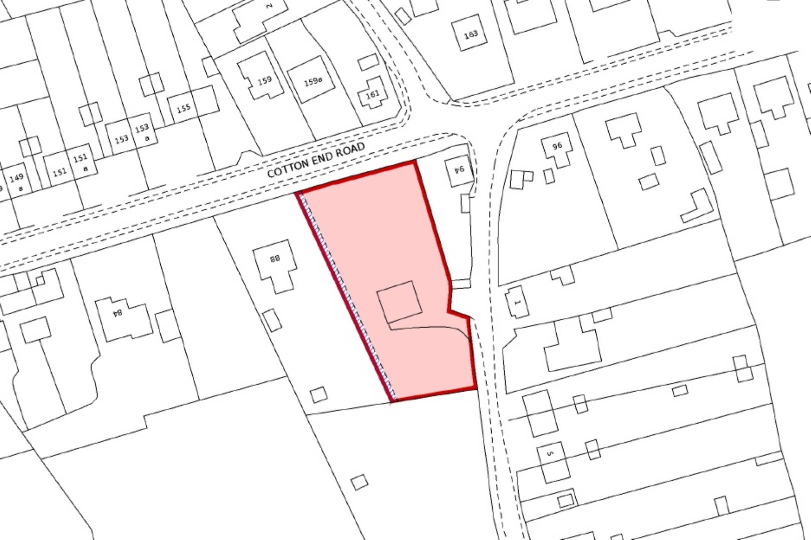 Land To The Side And Rear Of, 94 Cotton End Road, Wilstead, Bedford, MK45 3DD